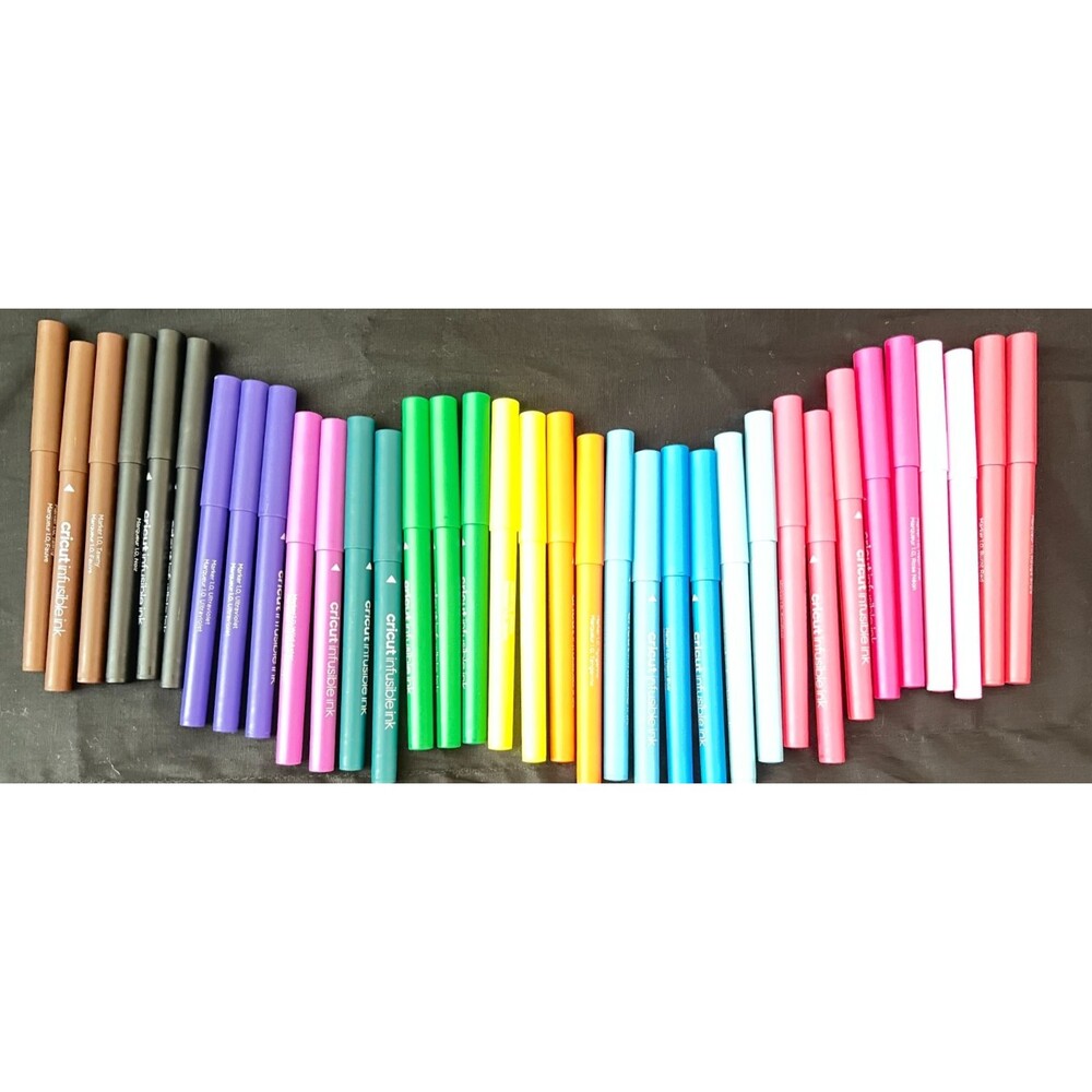 Cricut Infusible Ink t - 30 1.0mm Markers & 30 0.4mm Fine Point Pens - Lot of 60 - Picture 3 of 5